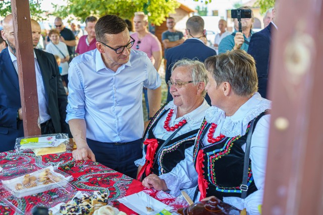 Wizyta premiera Morawieckiego w Starym Sączu