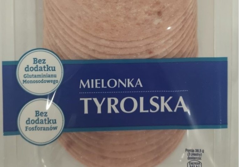 Mielonka tyrolska z Biedronki wycofana ze sprzedaży....