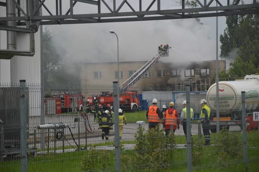 Pożar w zakładzie biopaliw w Malborku 28.05.2019. Płonie magazyn z chemikaliami przy ul. Dalekiej [ZDJĘCIA, WIDEO]