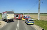 Wypadek w miejscowości Kraśniany. Volkswagen zderzył się z toyotą na DW 673 na trasie Sokółka - Dąbrowa Białostocka. Jedna osoba ranna