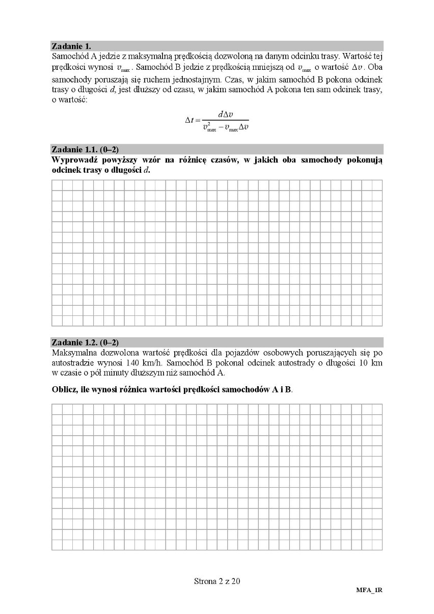 Próbny egzamin maturalny 2020: Fizyka - poziom rozszerzony. Zobacz arkusz maturalny z 2 kwietnia i odpowiedzi z 15 kwietnia 2020 r