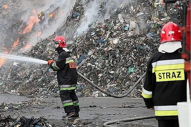 Pożar jest podobny do tego, który miał miejsce w Studziankach w lutym (na zdj.).