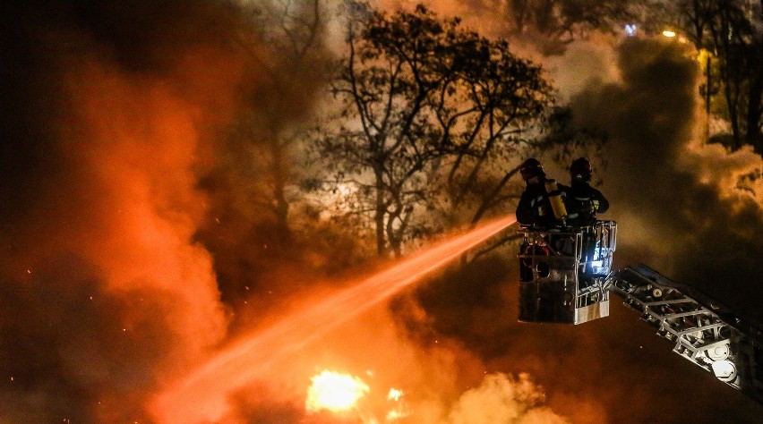 Straz pożarna w akcji