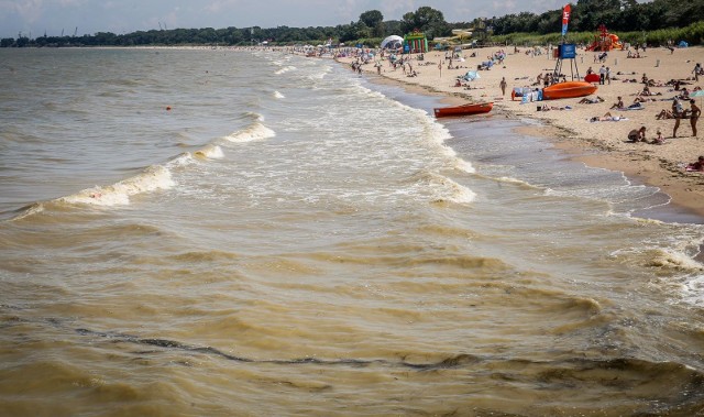 Sinice w Bałtyku. Na wielu kąpieliskach na Pomorzu obowiązuje zakaz kąpieli