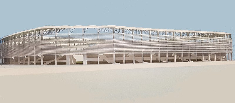 Budowa nowego stadionu Radomiaka Radom przy ulicy Struga 63. Ma być zakończona do końca 2021 roku [ZDJĘCIA] 