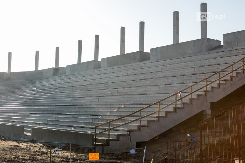 Nowy stadion w Szczecinie. Najnowsze ZDJĘCIA z placu budowy 