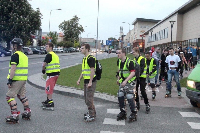 Rolkarze na ulicach Radomia