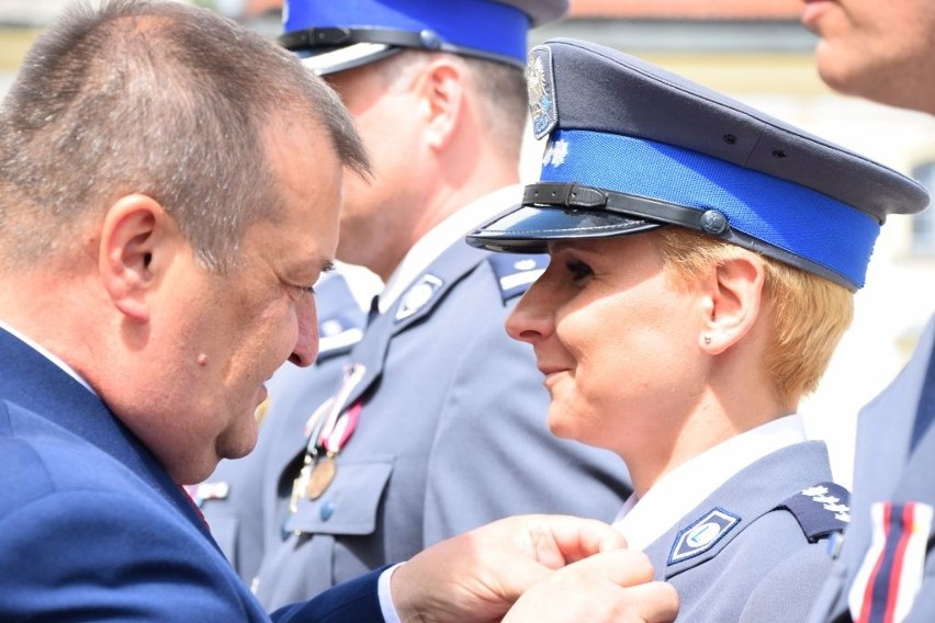 Komendant Główny Policji wraz ministrem Jarosławem...