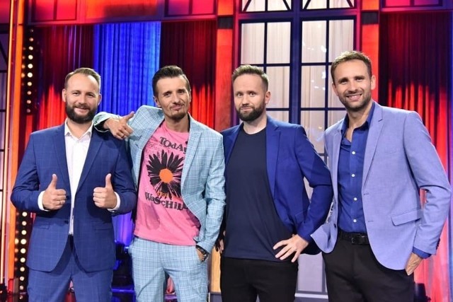 W skład kabaretu wchodzą: Michał Tercz (z lewej), Marcin Szczurkiewicz, Karol Golonka, Jarosław Sadza.