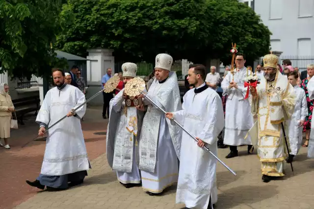 Wielkanoc prawosławna 2024. Uroczysta liturgia w drugi dzień świąt w cerkwi św. Mikołaja w Białymstoku