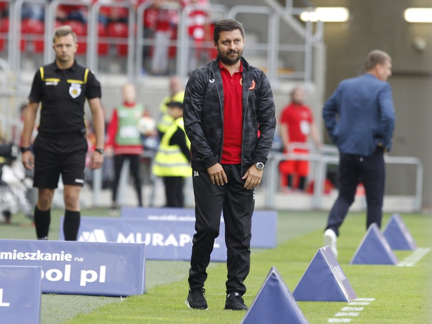 Piłkarze Widzewa po meczu ze Skrą w Częstochowie, tak jak...