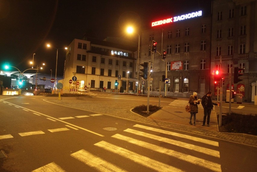 Neon Dziennika Zachodniego w Katowicach