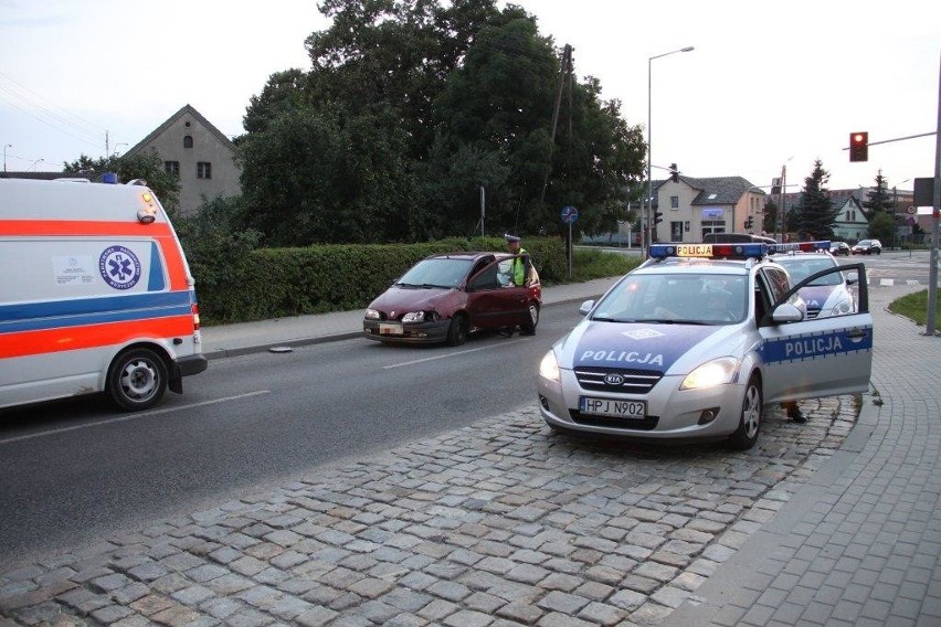 Wypadek na skrzyżowaniu ulic Oleskiej i Lipowej w Opolu
