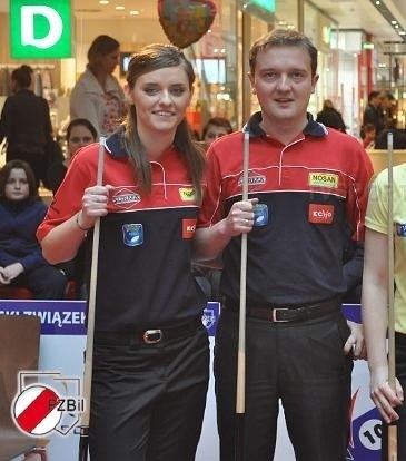 Katarzyna Wesołowska i Radosław Babica &#8211; kieleccy zwycięzcy międzynarodowego turnieju w Galerii Echo.