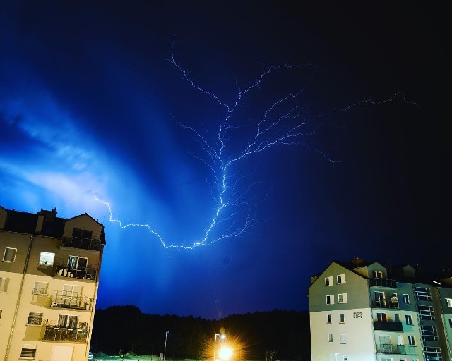 W środę, 1 lipca nad Lubuskiem przechodziły burze