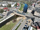 Ruch w centrum Głuchołaz został przełożony na obiekt tymczasowy nad rzeką Biała Głuchołaska. Most ma 10 metrów szerokości
