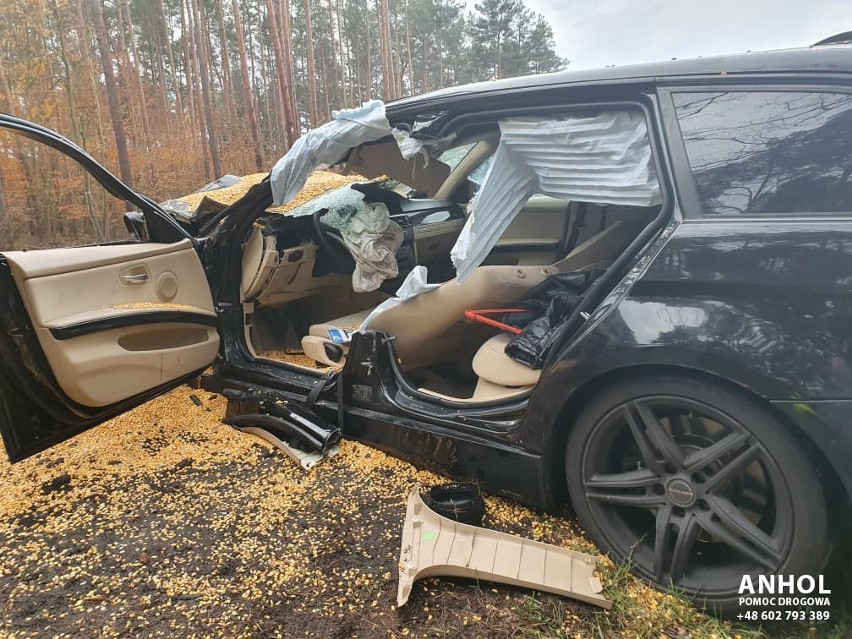 Do zderzenia trzech pojazdów doszło na drodze krajowej nr...