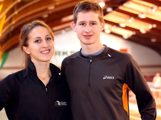 Magdalena Żebrowska i Paweł Polakowski to najlepsi obecnie lekkoatleci OKLA.