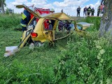 Śmiertelny wypadek pod Łowiczem. W zderzeniu zginęli 89-letni kierowca i 84-letnia pasażerka. Starszy kierowca nie ustąpił pierwszeństwa