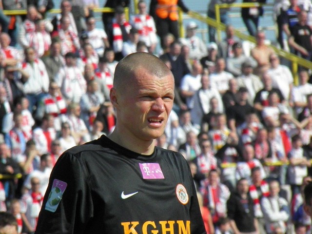 Darvydas Sernas strzelił jedną bramkę dla Zagłębia