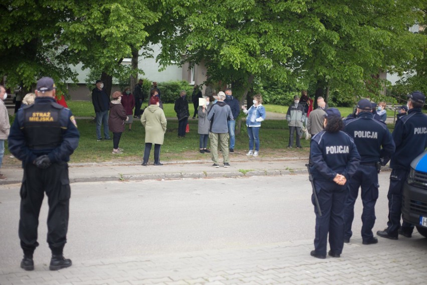 Protest na Osiedlu Niepodległości. Mieszkańcy nie chcą wieży Play