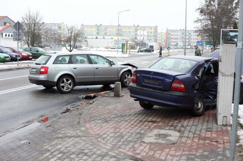 Kolizja na ul. Targowej