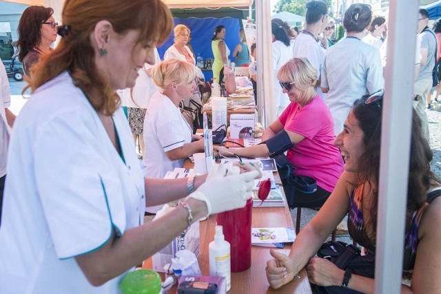 Na pikniku można było wykonać darmowe badania.