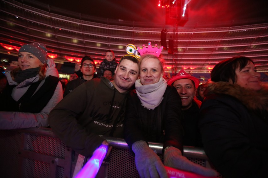 Sylwester z Polsatem na Stadionie Śląskim w Chorzowie....