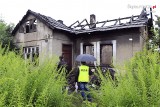 Tragiczny pożar w Jaworznie-Ciężkowicach. Nie żyje jedna osoba ZDJĘCIA