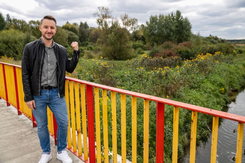 Maciej Dąbrowski chce, aby nad rzeką Białą przy ul. Hugo...