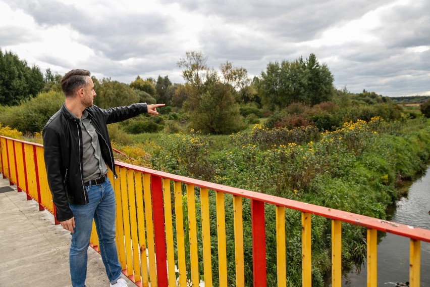 Maciej Dąbrowski chce, aby nad rzeką Białą przy ul. Hugo...