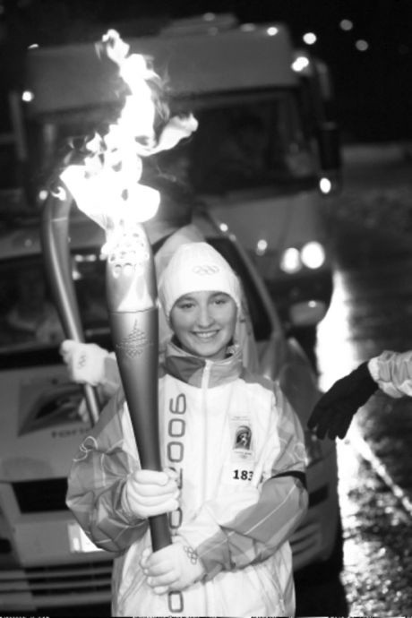 Dorota Kitlas trenowała do tego biegu całą jesień i w mroźne zimowe dni. Była dumną reprezentantką Polski w Sztafecie Olimpijskiej do Turynu.