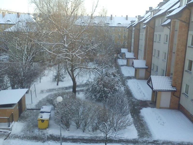 Zima w Szczecinie - 3 lutego 2012