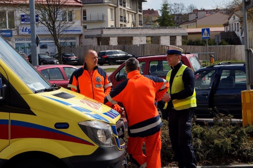 Potrącenie na pasach przy ulicy Nad Śluzami