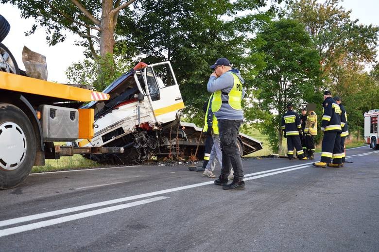 Wypadek na drodze nr 20 między Mokrzynem, a Półcznem. Sylwia...