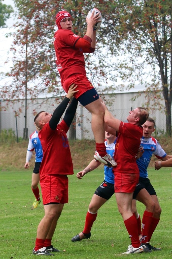 Rugby: Budowlani Lublin pokonali Skrę Warszawa (ZDJĘCIA)