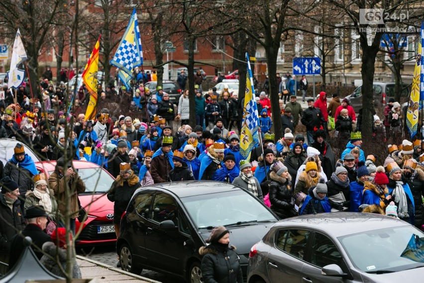 Orszak Trzech Króli w Szczecinie 2019: Maszerowało kilka tysięcy osób [WIDEO,ZDJĘCIA]