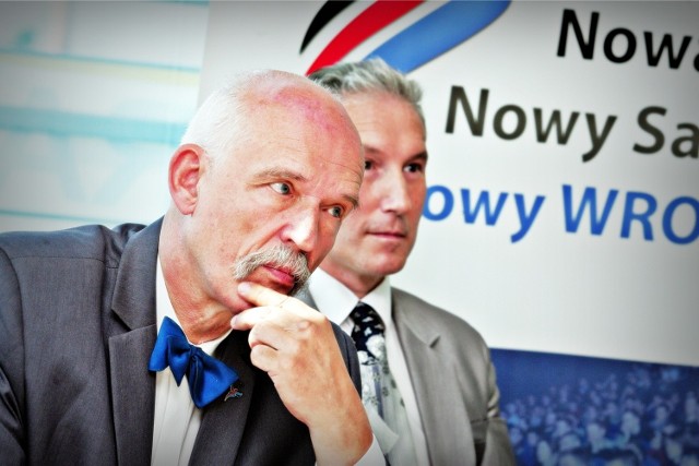 Janusz Korwin-Mikke i Robert Maurer