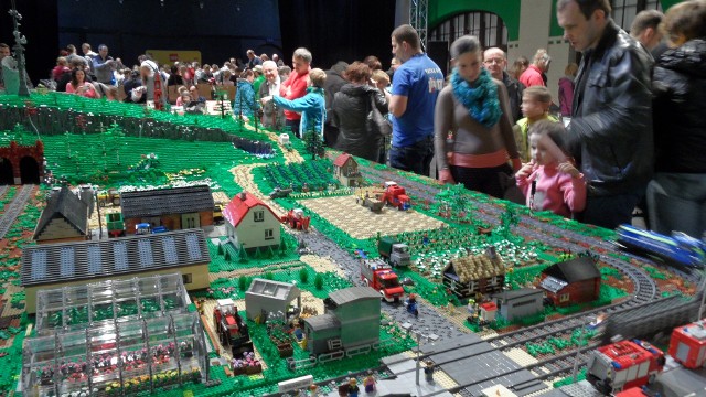 Wystawa budowli z klocków lego w Bytomiu