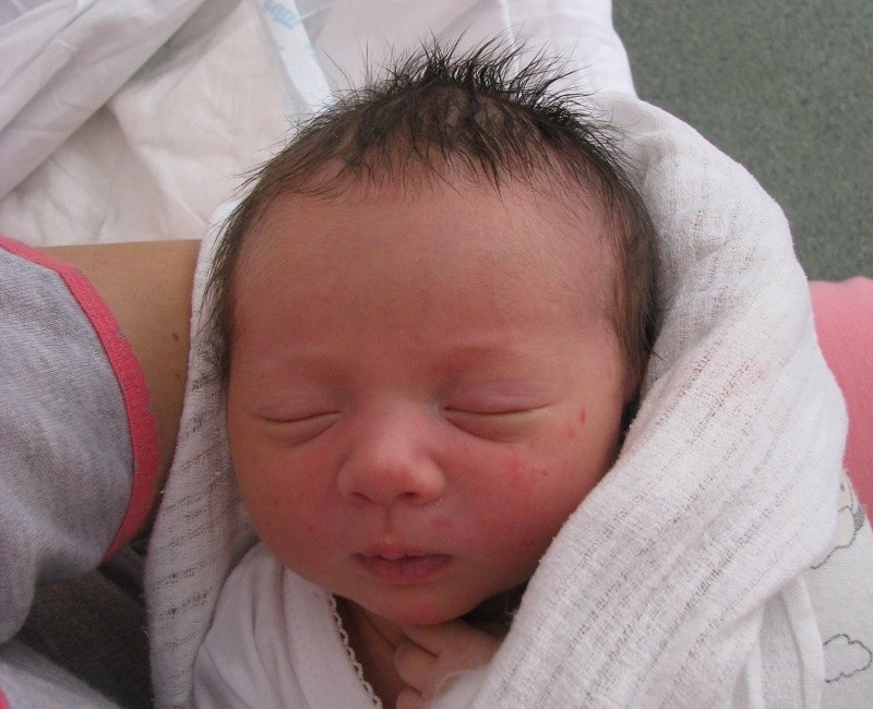 Alicja Bochowicz urodziła się 25 sierpnia, ważyła 3380 g i...