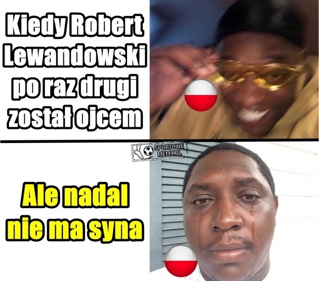 Robert Lewandowski drugi raz ojcem! Zobacz MEMY