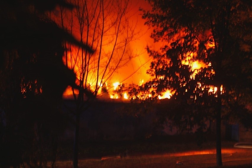 Częstochowa. Pożar niedaleko Jasnej Góry. Ogień pochłonął...