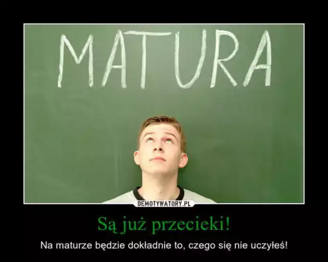 Matura 2019 to nie tylko stres i niepokój związany z egzaminami. Okazuje się, że tegoroczni maturzyści potrafią też śmiać się sami z siebie. Zobaczcie najzabawniejsze maturalne memy w internecie.