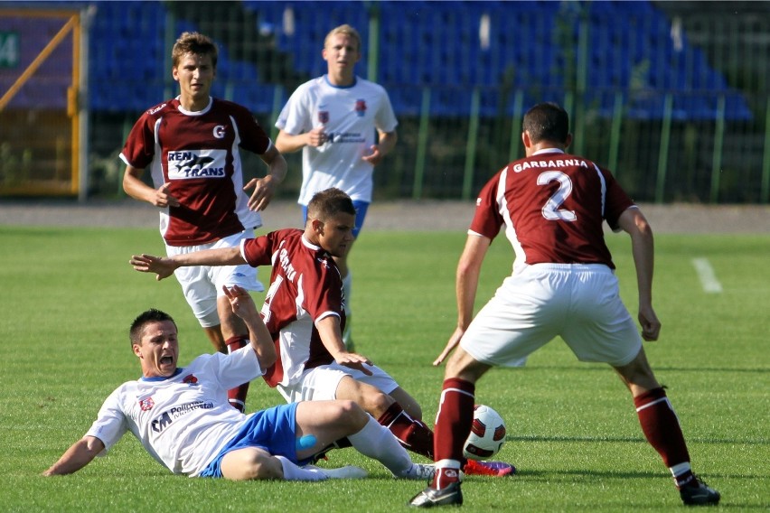 Mecz Garbarnia - Pogoń, rozegrany 14 sierpnia 2011 roku na...