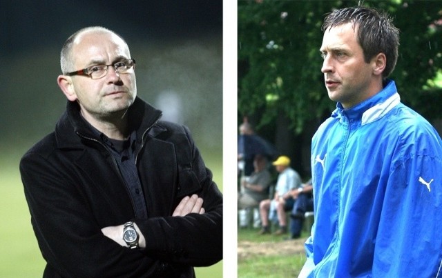 Dominik Nowak i Wojciech Robaszek - kandydaci na stanowisko trenera ŁKS.