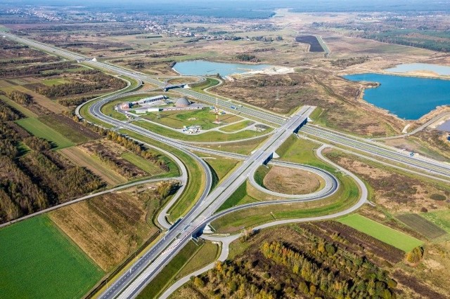 Węzeł Rzeszów - Zachód. To tu A4 krzyżuje się z S19.