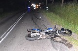 Wypadek motocyklisty w Niegowonicach. Motocyklista nie żyje [ZDJĘCIA]