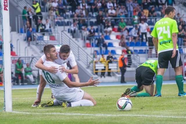 Piłkarze Radomiaka cieszyli się w sobotę z pokonania Stali Stalowa Wola w rozgrywkach Pucharu Polski.