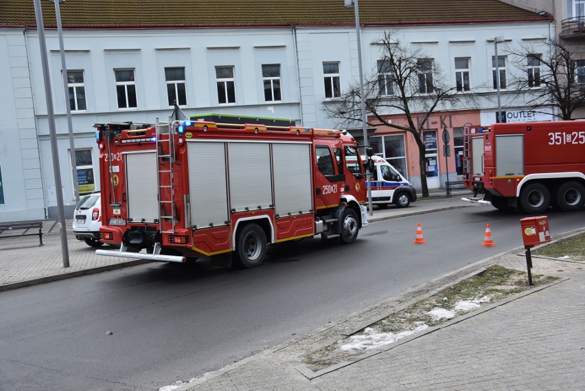 Pożar wybuchł w kamienicy przy ul. Piłsudskiego w...