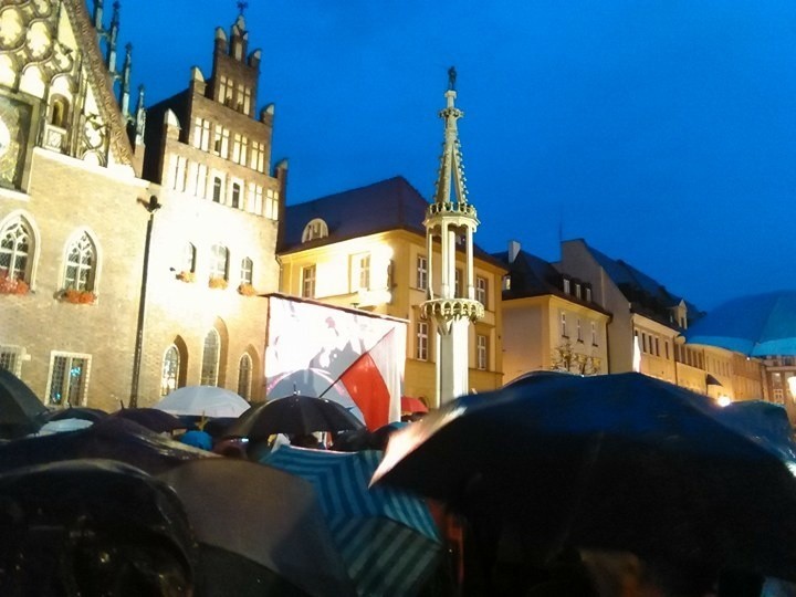 Protest w obronie sądów